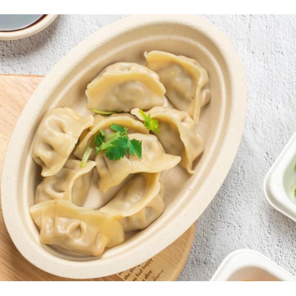 10" Or 12.5" Oval Biodegradable Sugarcane Bagasse Plates