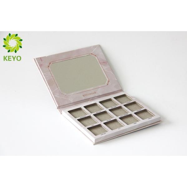 Paper Material Empty Eyeshadow Palette Case Square Shape For Cosmetics Packing Industry
