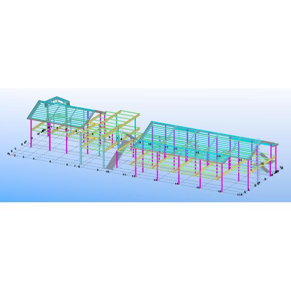 EPS 100mm Steel Structure Homes For Agricultural Barns