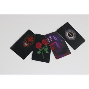 China PVC PET Material Nfc Read Rfid Card Blue Submate Layout Active 7816 Interface on sale