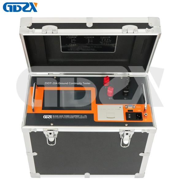 Quality ZXDT-20A Anti Interference 20A Ground Continuity Tester Down Lead Conduction for sale