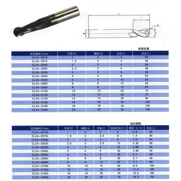 KM 3T carbide aluminium end mill for milling tool