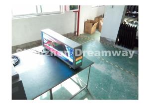 China P 5 Taxi LED Display , 192 x 64 Dots Custom-Made Taxi Top LED Display on sale