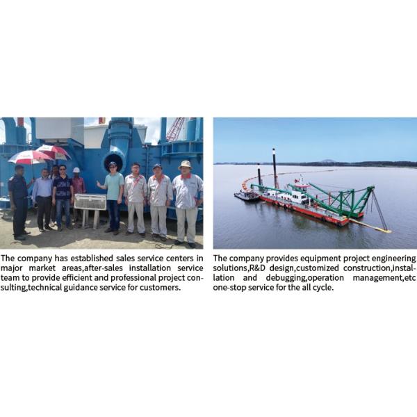 JLCSD400 Cutter Suction Dredger Equipped with High-performance Pump