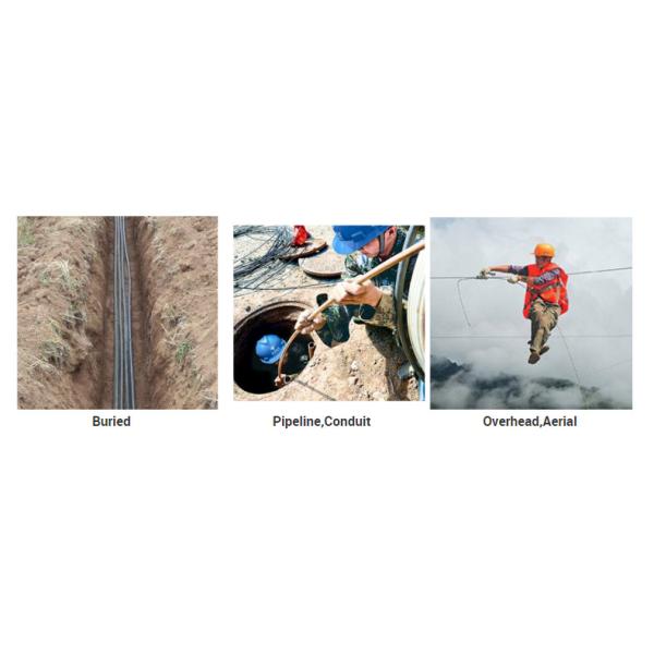 Outdoor Aerial Self Supporting 24core 48core G652d G657a Fiber Optical Figure8 Cable Gytc8s