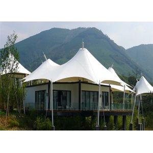 Wholesale Prefab 2 Bedroom White PVDF Waterproof Fabric House Tents from china suppliers