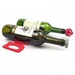 Easy Stack Storage Silicone Bottle Holder , Silicone Wine Rack For Kitchen