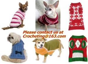 China Lovely Puppy, Pet, Cat, Dog, Striped Sweater, Knitted Coat, Apparel, Clothes for Christmas on sale