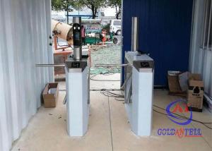 China Triangle Rotation 304 SS LED Tripod Turnstile Gate With Face Recognition Sensors on sale