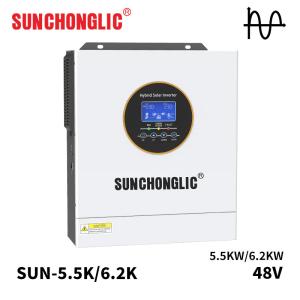 Wholesale Dual Source 5.5KW Hybrid Solar Inverter With 500V PV Input Energy Efficiency from china suppliers