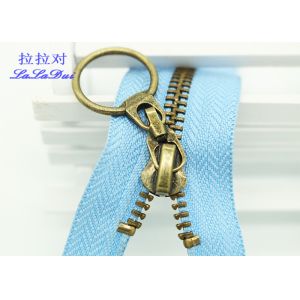 Wholesale Black Tape Jackets YKk Teeth Silver Metal Zipper , 30 Inch  Heavy Duty Open Ended Zips from china suppliers