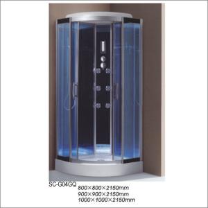 Free Standing Simple Shower Room Cabin With Computer Control Panel