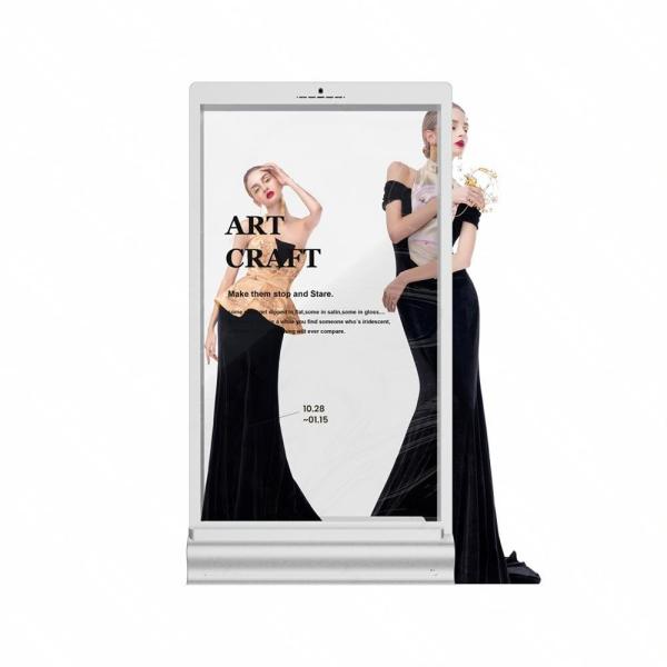 77-inch OLED transparent display front view