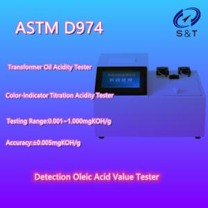 China ASTM D974 Transformer Oil Testing Equipment Transformer Oil Acidity Tester on sale