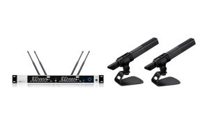 Wholesale 5G True Diversity Wireless Conference Microphone System Security 2 CH from china suppliers