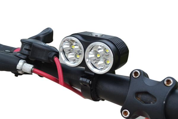 Quality Fast Charging 7200 LM High Power LED Bike Light Portable Long Working Time for sale