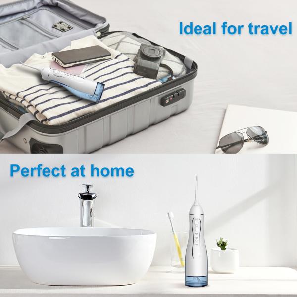 Electric Oral Irrigator with 5 nozzle For Cordless Water Dental Flosser Oral care Dental Kit