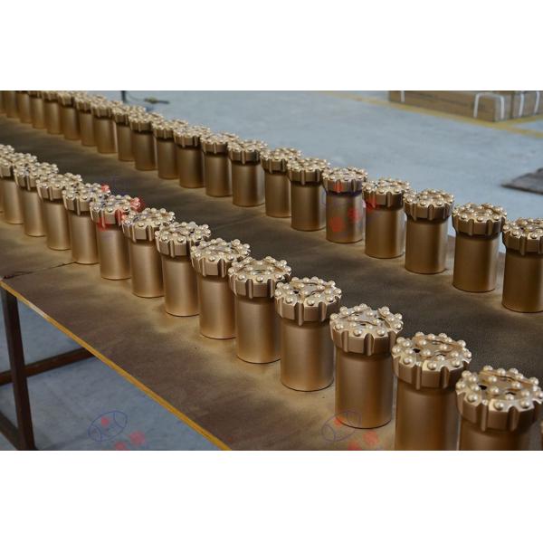 T51 102mm Rock Drilling Tool Thread Drill Bit Down The Hole Button Bit