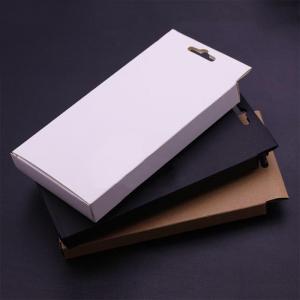 China Portable Rectangle Brown Kraft Paper Box With Window SGS Approved on sale