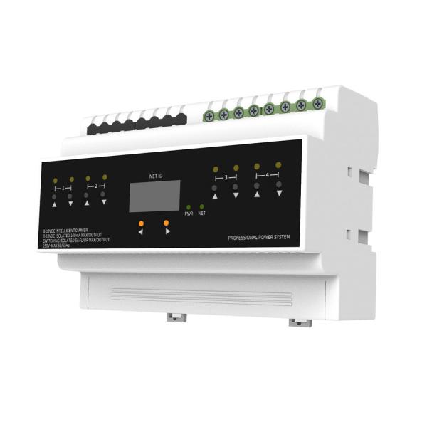 Quality 4 Channels 0-10V LED Dimmer Controller Easy Installation For Smart Lighting Control for sale