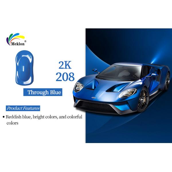 Stable 2K Car Paint Top Coat Harmless Alkali Resistant Anti UV