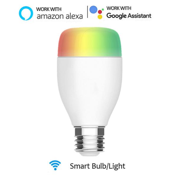 Quality RGB Light Color WIFI Smart LED Light Bulb Support Smart Configure Net Technology for sale