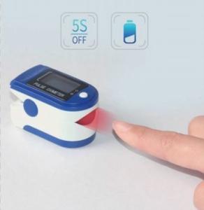 China Medical Saturation Finger Pulse Oximeter Heart Rate Detector on sale