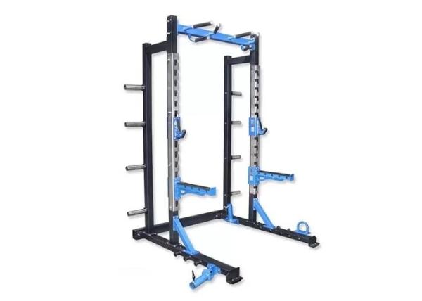 Quality Body Fit Commercial Power Cage Adjustable Squat Rack With Pull Up Bar for sale
