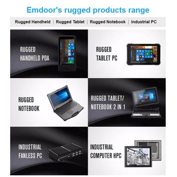 10.1 inch Rugged Tablet with NFC Fingerprint and Intel Atom x5-Z8350 Cherry Trail CPU