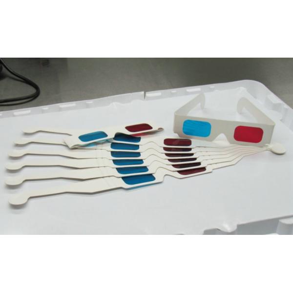 Wholesale Disposable 3D Anaglyph Glasses Chromadetph , Paper Polarized Glasses from china suppliers