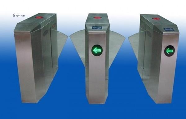 Quality Security Wing Barrier Flap Gate Automatic Entrance Control Noiseless Operation for sale