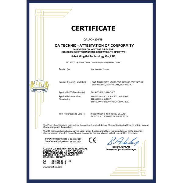 SWT - NSGM1 220V 0.2-2.0MM Thickness Fish Tank Hot Wedge Welder