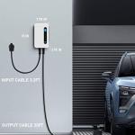 240V 9.6kW 40 Amp Level 2 Portable EV Charger Station With Plug