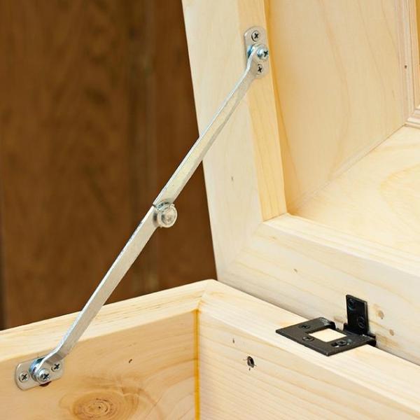 Wooden Casket CE Lid Support Brackets American Style Lid Top Support