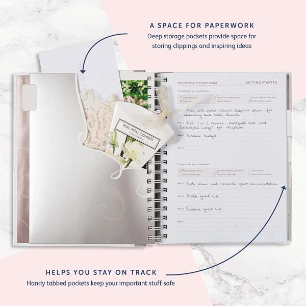 Luxury Wedding Custom Personal Planner With Beautiful Souvenir Gift Box