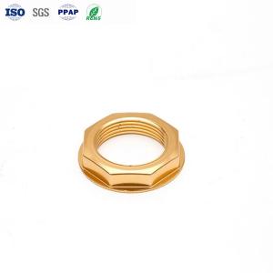 Wholesale Custom CNC Aluminum Nuts M0.8-M12 with Anodizing ISO9001 from china suppliers