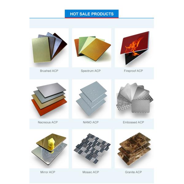 PVDF Decorative Aluminum Composite Sheet For Wall Cladding