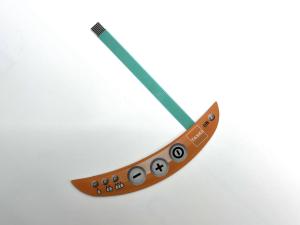 Emboss Type Silicone Membrane Switch LED Light For Testing Controller