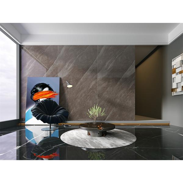 Gray Polished Sintered Stone Slab 1420x2700mm