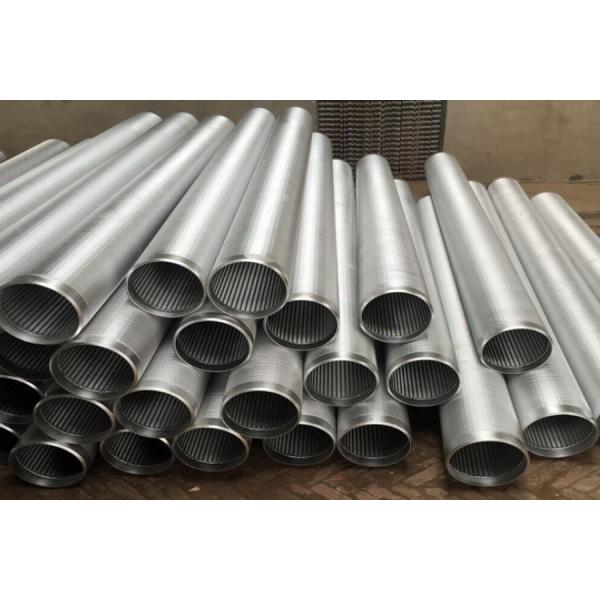 V Shaped 219mm Wedge Wire Screen Pipe All Welded 304 Stainless Steel Round Tubing