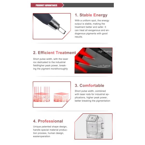 Hot Sale As60 Picosecond Nd Yag Laser Tattoo/Pigment/Eyebrow /Freckle Removal Beauty Salon Machine