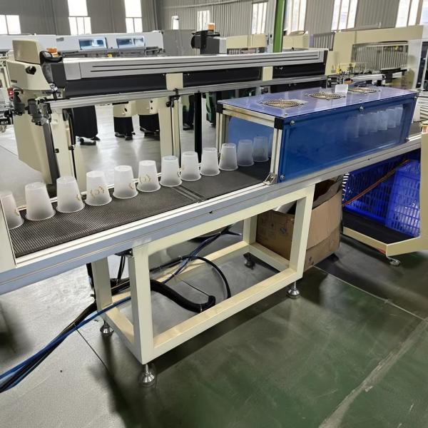 Quality 220V/50Hz Cup Printing Machine UV Ink Type PLC Control System Touch Screen Operating Interface for sale
