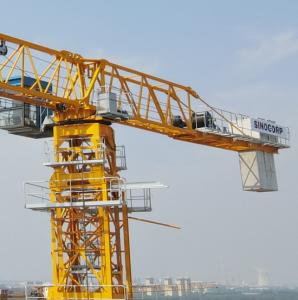 Wholesale Heavy Lift Tower Crane 6 Ton 5 Ton Flat Top Crane QTP6010-6 from china suppliers