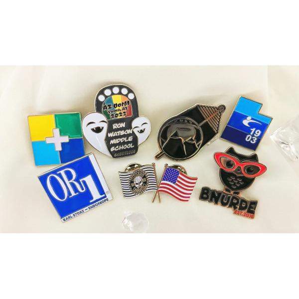 Souvenir Vintage Custom Lapel Pins Custom Enamel Pins For Business Conferences