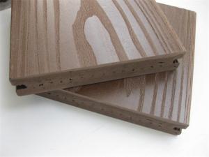 Wholesale Outside Solid Pvc Vinyl Flooring Boards with Coffee , ASA Surface Coextruded from china suppliers