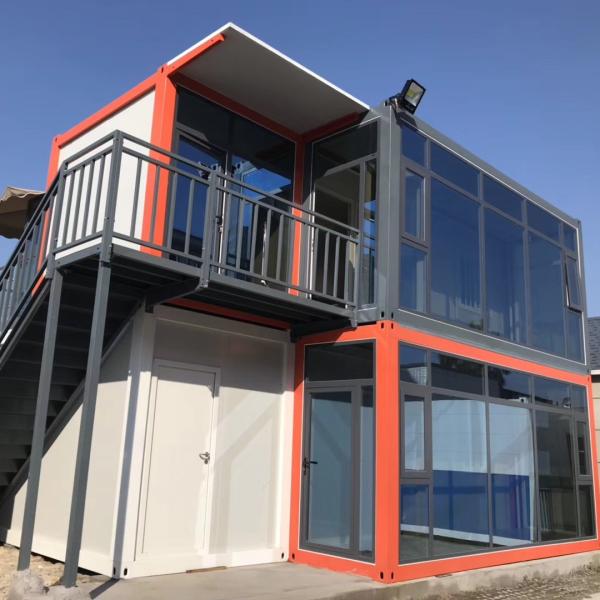 Prefabricated Two Story Flat Pack Modular Container Self Easy Assemble House