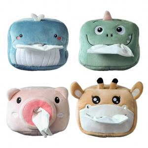 Wholesale Wholesale Car Tissue Holder Creative Paper Napkin Case Soft Animals Tissue Box Napkin Holder Car Paper Boxes For Car Seat from china suppliers