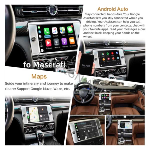 Stream Audio Navigation Video Interface For Chrysler 300C With Google Maps