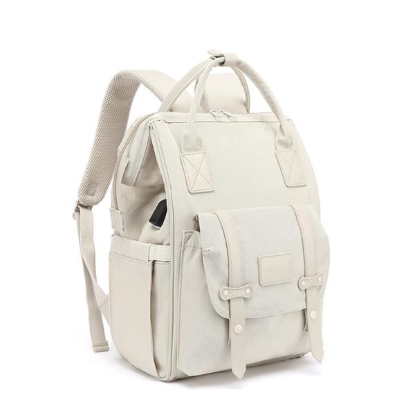 Thermal Insulation Nylon Travel Changing Bag With USB Charging Port 35L