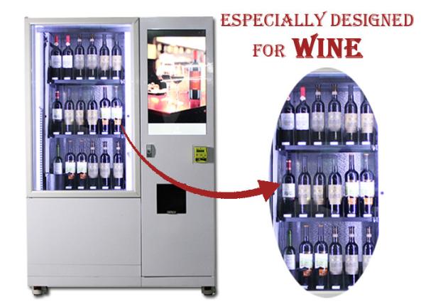 Quality Automatic Elevator Red Wine Bottle Vending Machine With Lift And Conveyor System for sale